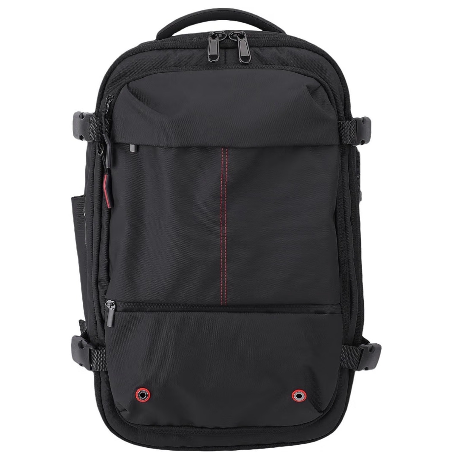 Expandable Vacuum Travel Backpack Os Black Nwt Tsa Lock Laptop Bag